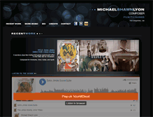 Tablet Screenshot of michaelshawnlyon.com